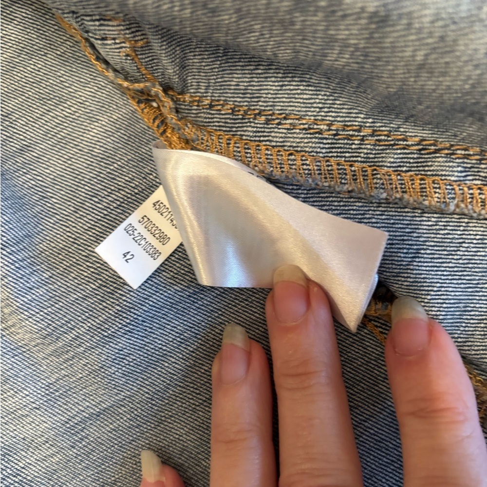 Chico’s Embroidered Denim Jacket Size 12 - Picture 10 of 12
